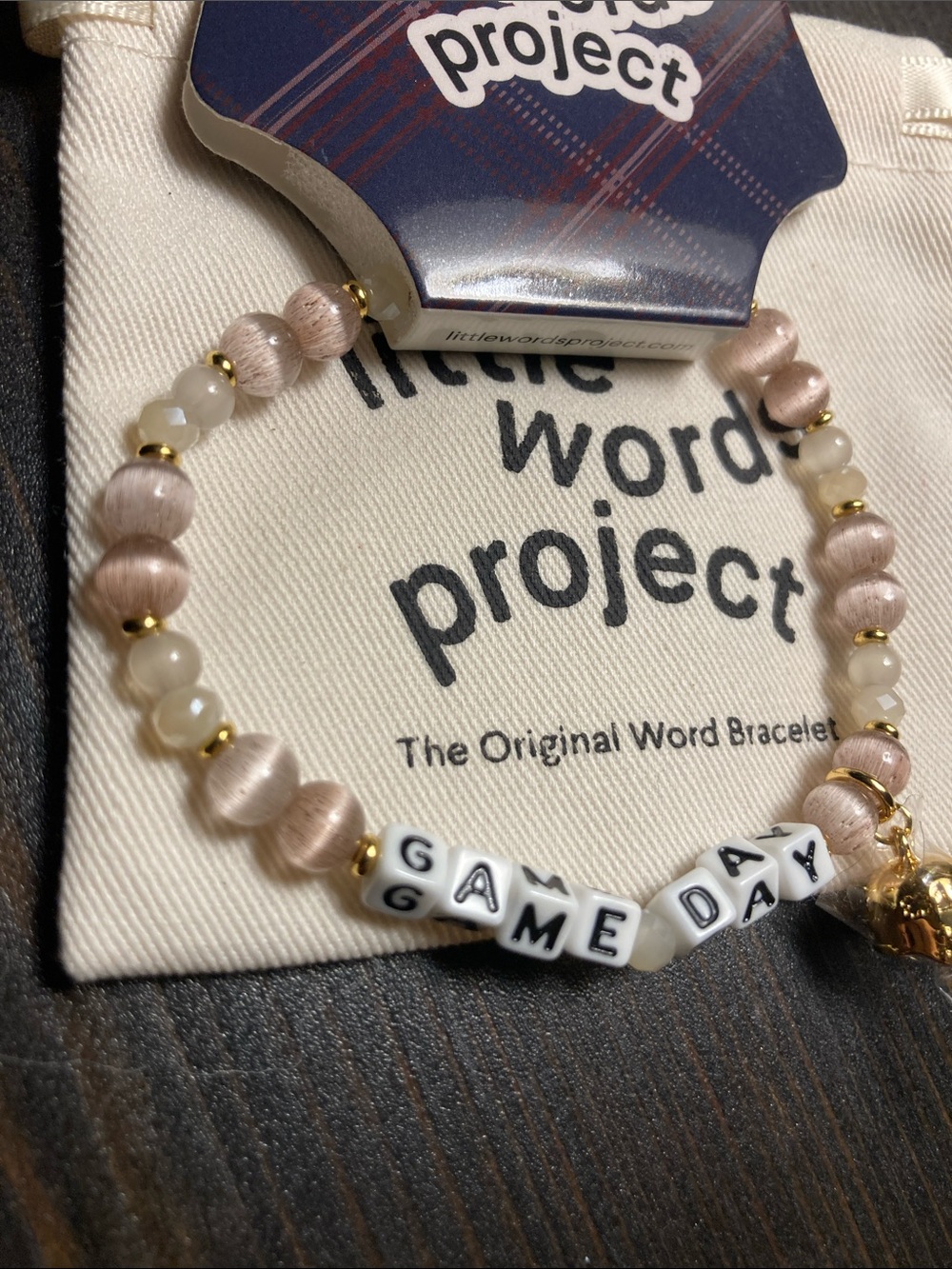 Little Words Project Game Day Beaded Bracelet Set - Picture 3 of 9